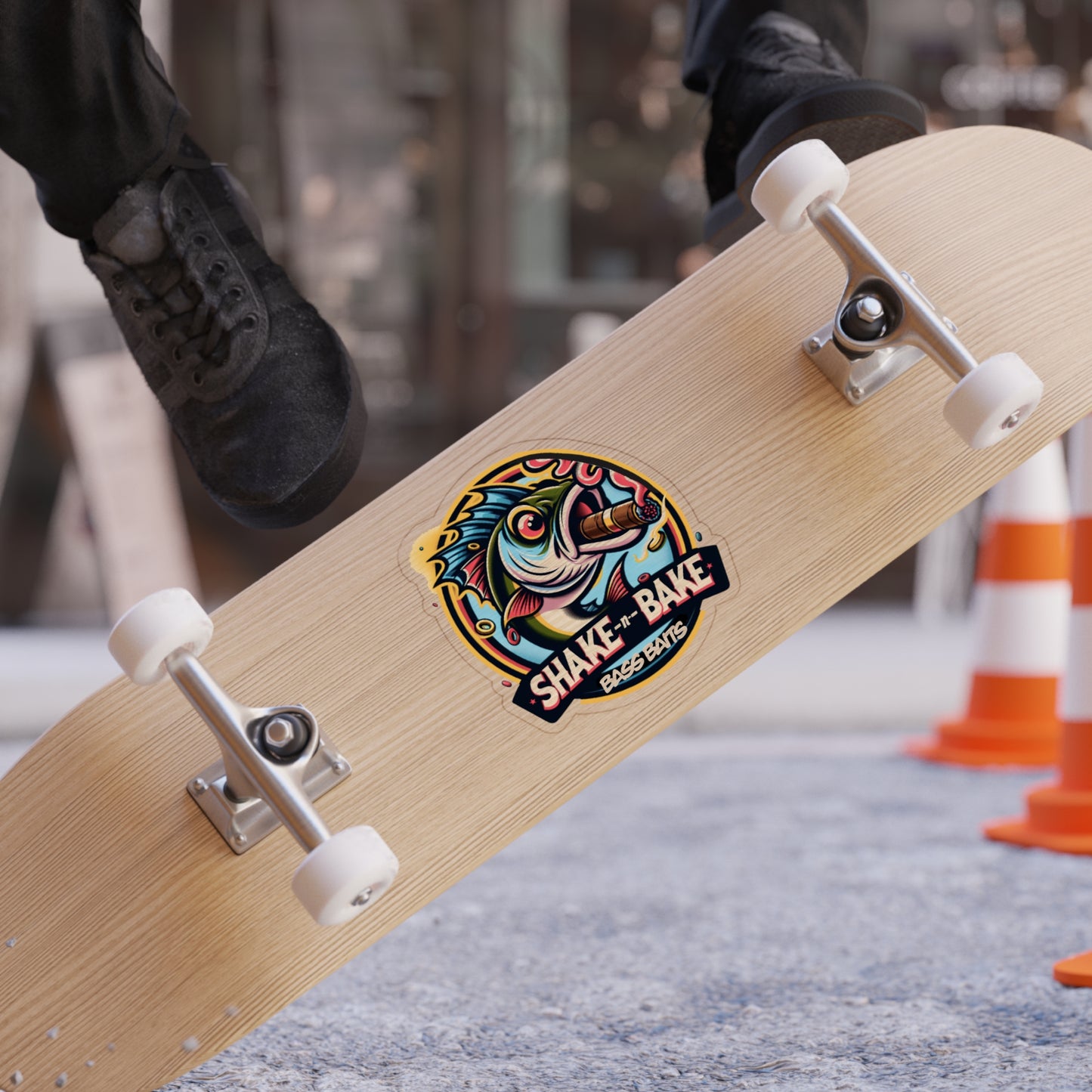 Show that support with a big as Vibrant Die-Cut outdoor decal of our logo