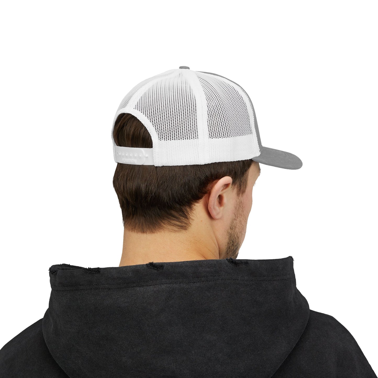 Fishing Skeleton Snapback Trucker Cap