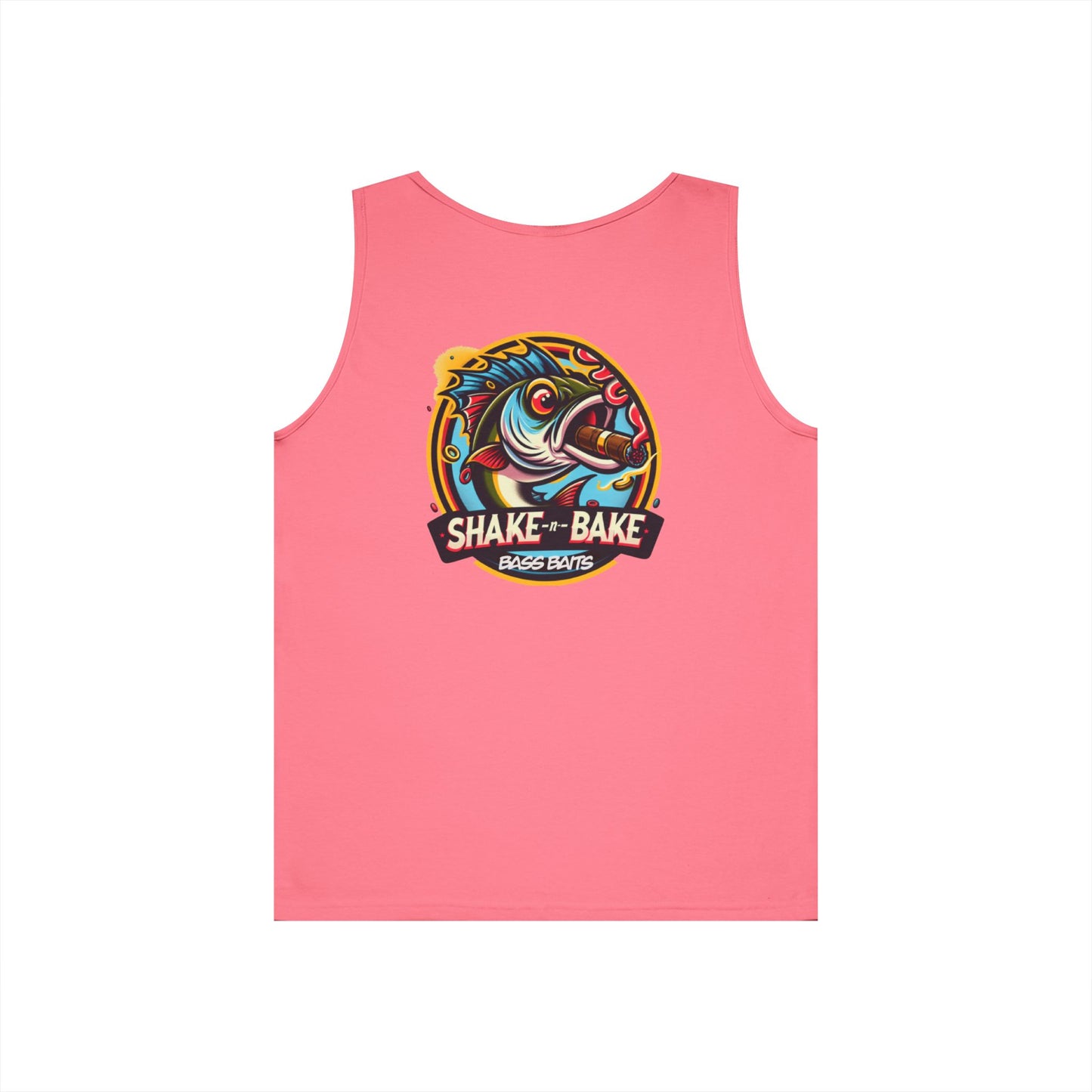Shake Bake Fish Tank Top, Unisex Fishing Apparel, Summer Casual Wear, Beach Vibes, Gift for Anglers