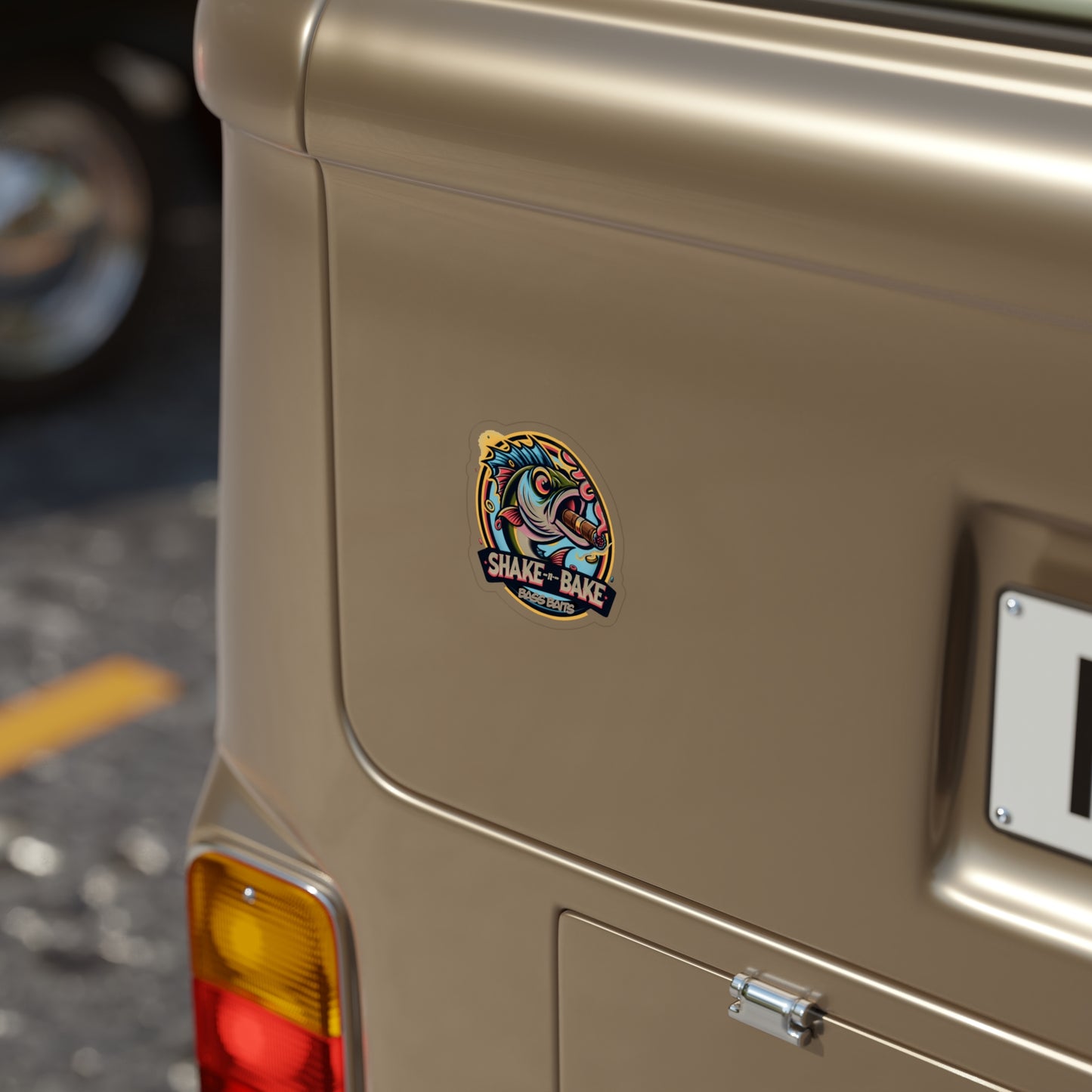 Show that support with a big as Vibrant Die-Cut outdoor decal of our logo
