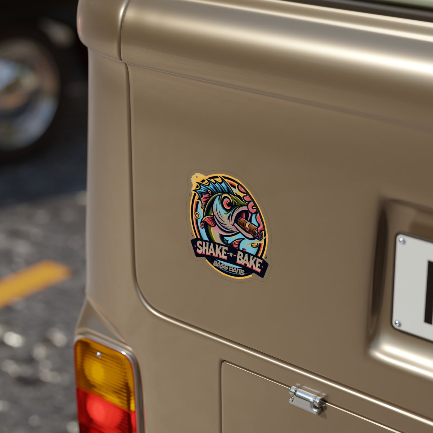 Show that support with a big as Vibrant Die-Cut outdoor decal of our logo