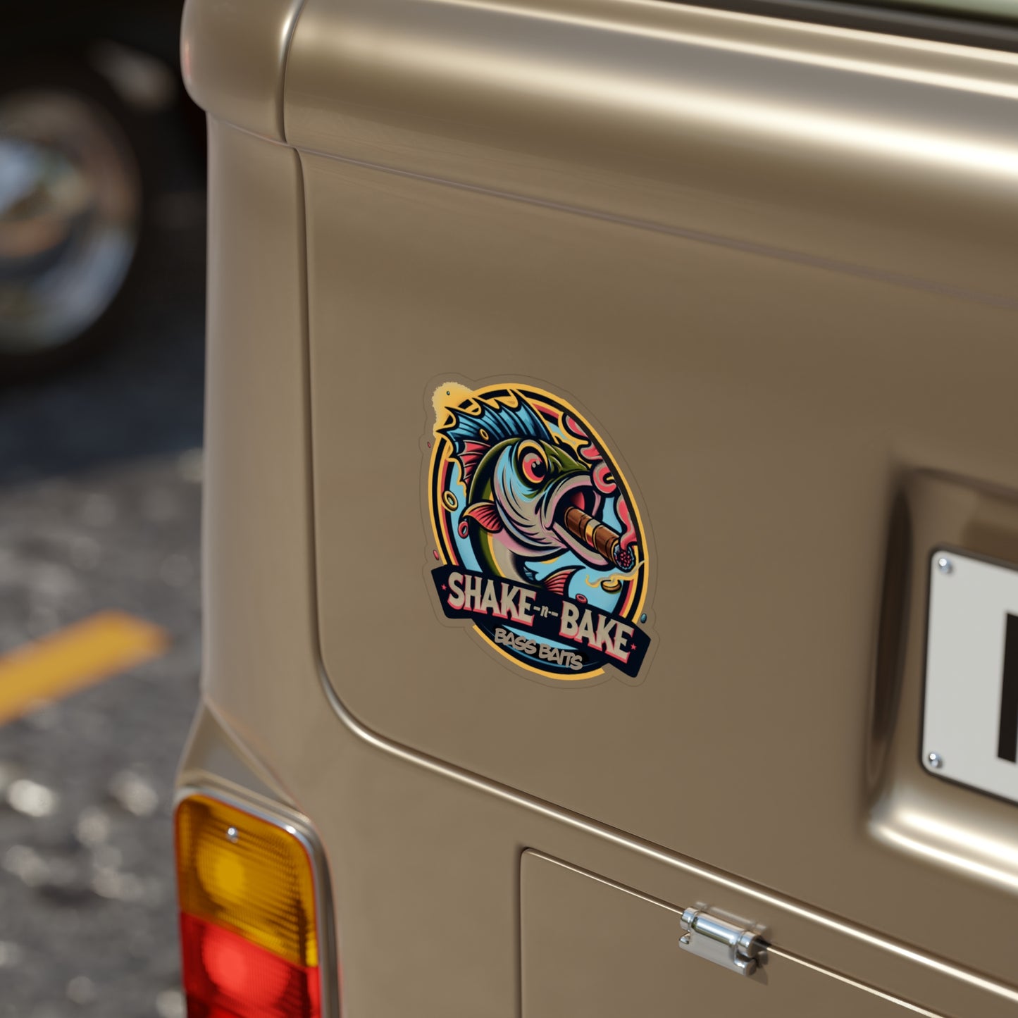Show that support with a big as Vibrant Die-Cut outdoor decal of our logo