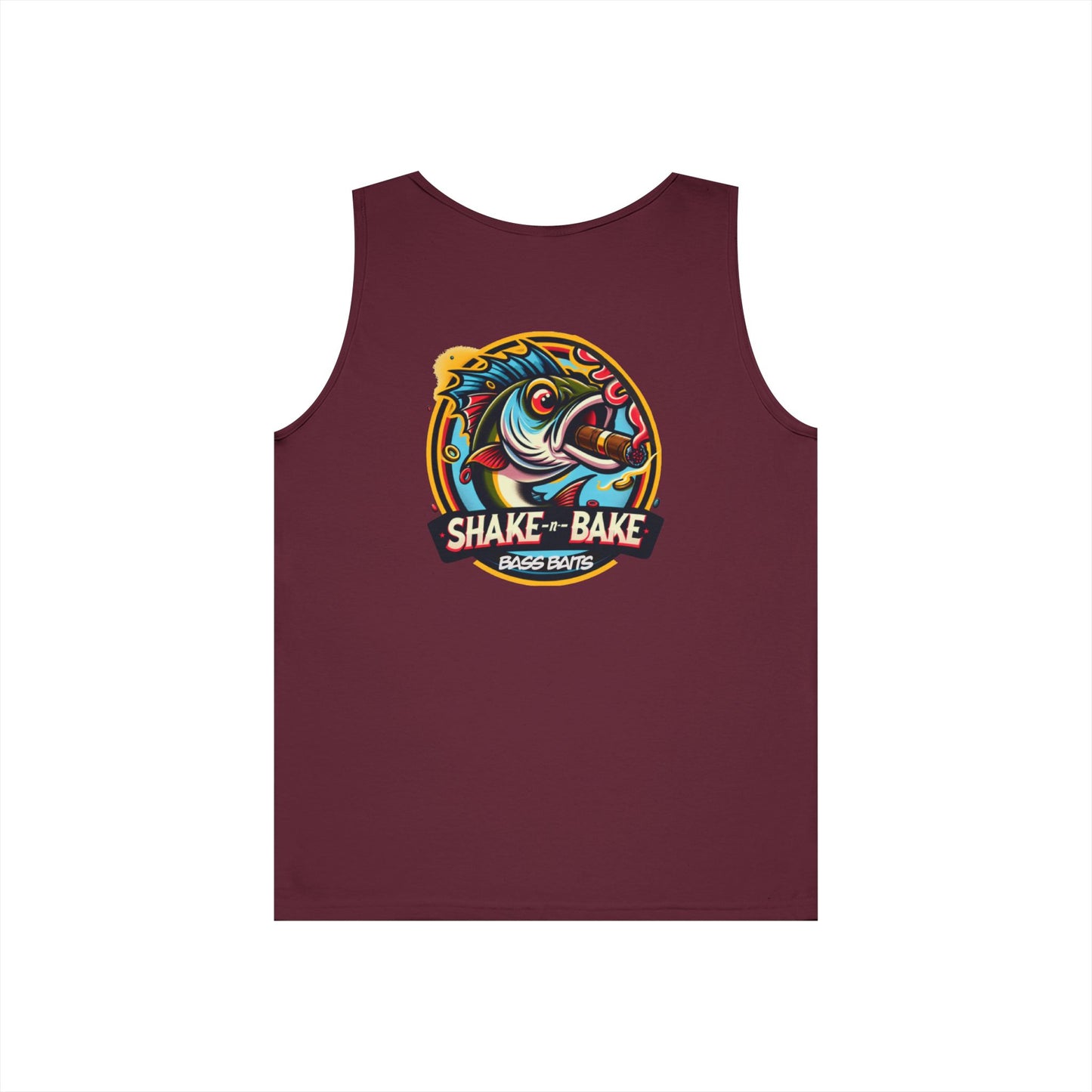 Shake Bake Fish Tank Top, Unisex Fishing Apparel, Summer Casual Wear, Beach Vibes, Gift for Anglers