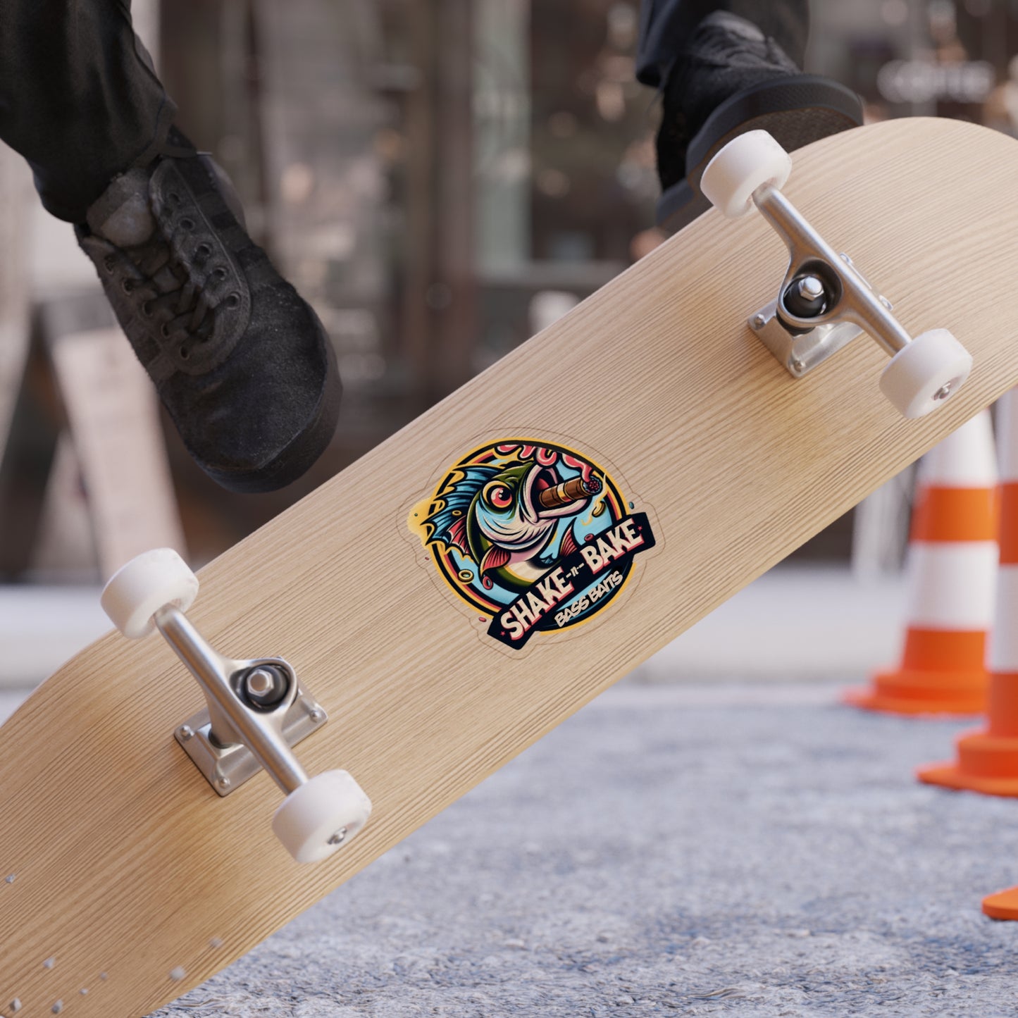 Show that support with a big as Vibrant Die-Cut outdoor decal of our logo