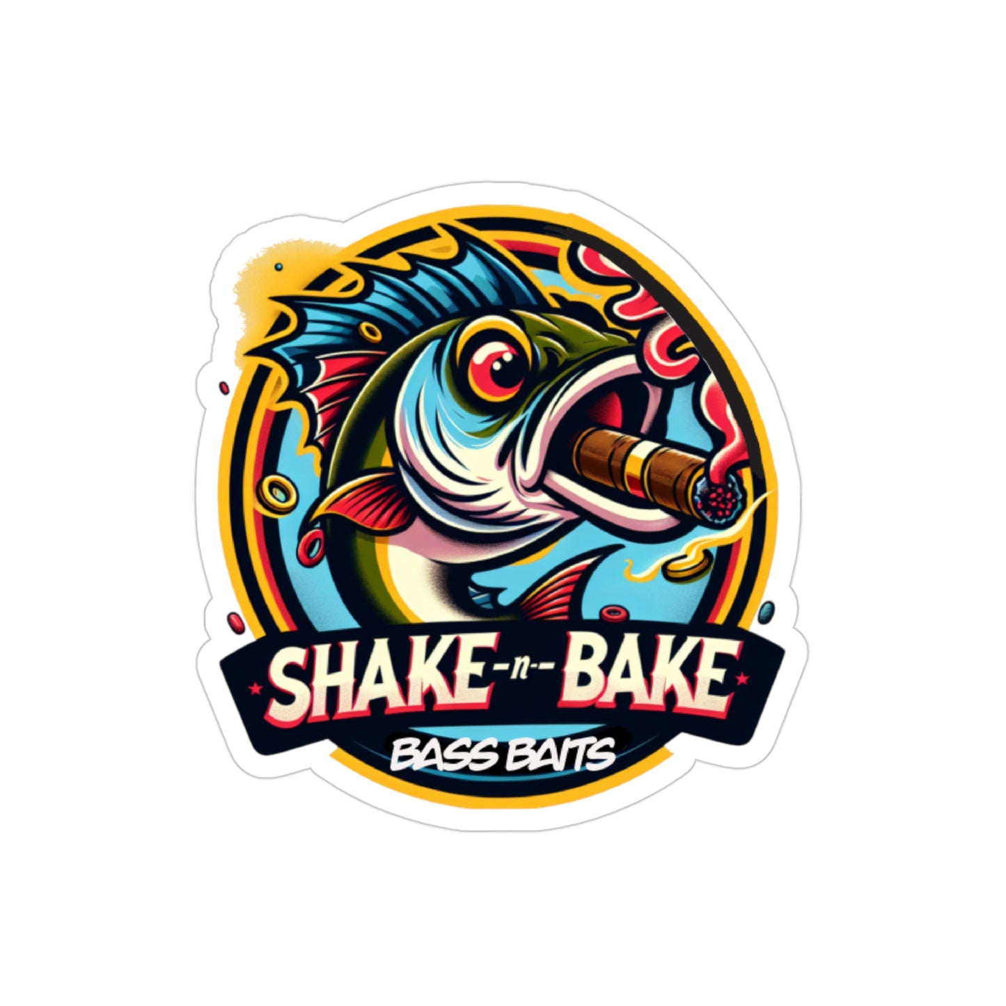 Show that support with a big as Vibrant Die-Cut outdoor decal of our logo