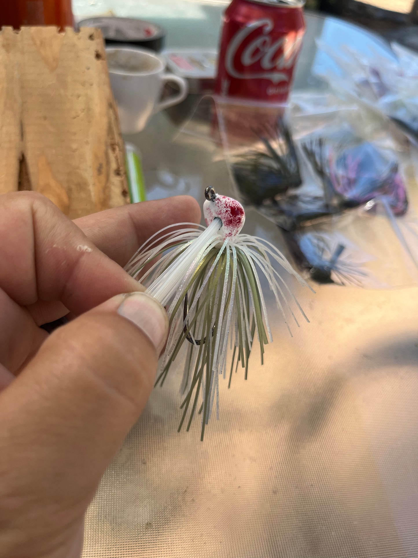 Arkie “its a bleeder “white\green a3